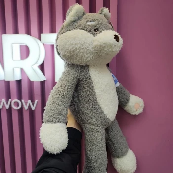 Soft toy wolf